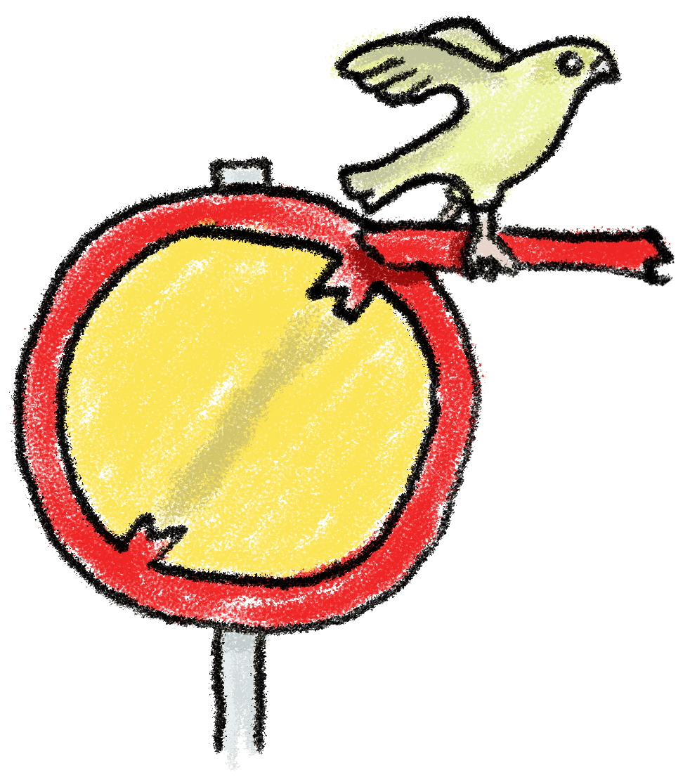 Fågel som representerar Rebel Flex